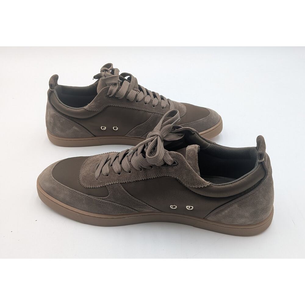 Christian Louboutin Tutti Rui Suede Men's Sneaker Forest Green Size 46